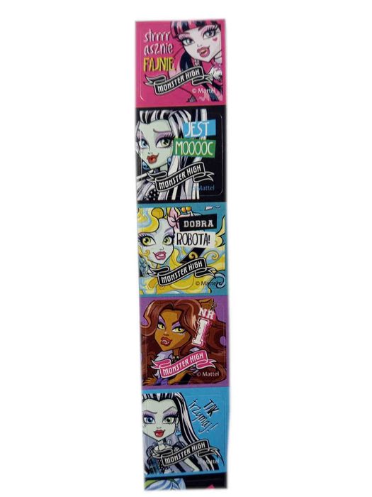 naklejki Monster High motywacyjne 200 szt