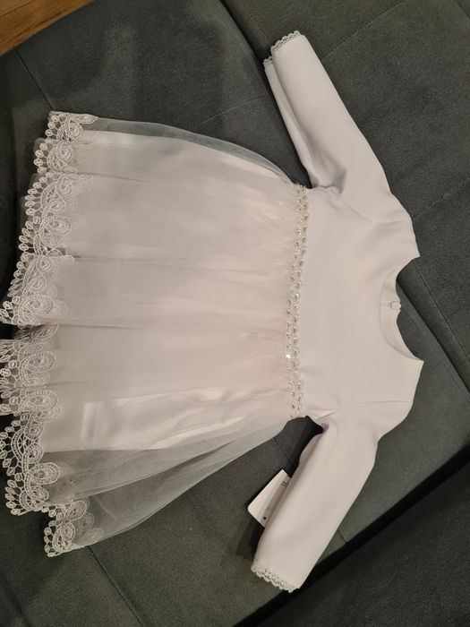 Ubranko na chrzest 74 rozm