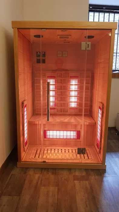 Sauna infrared 2 osoby promienniki kwarcowe