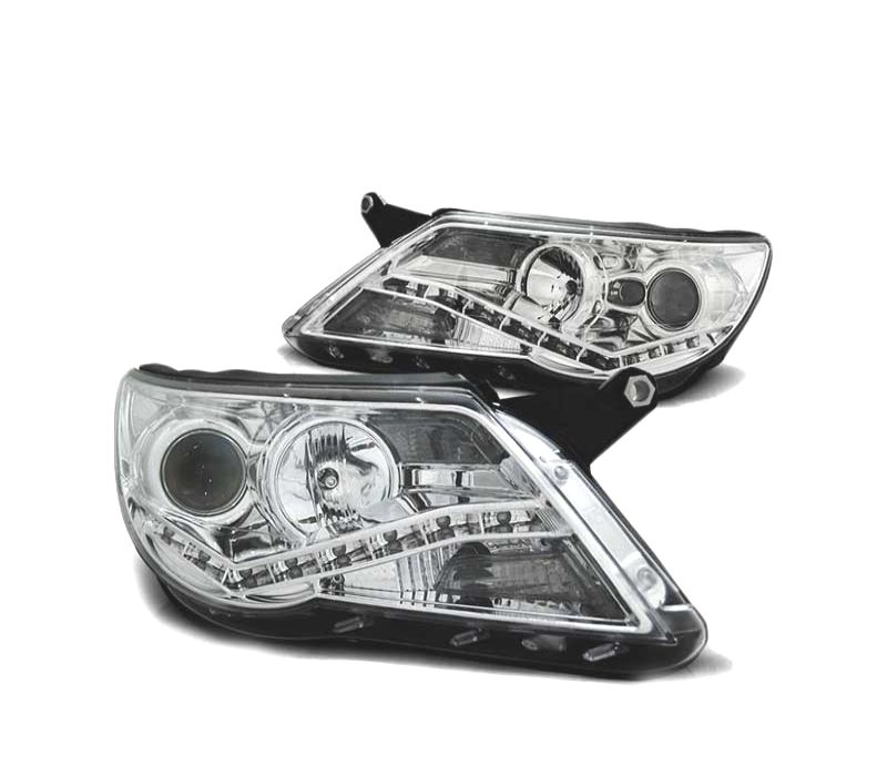 FARÓIS DAYLIGHT VOLKSWAGEN VW TIGUAN 07-11 CHROME