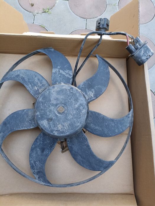 Вентилятор радіатора шкода