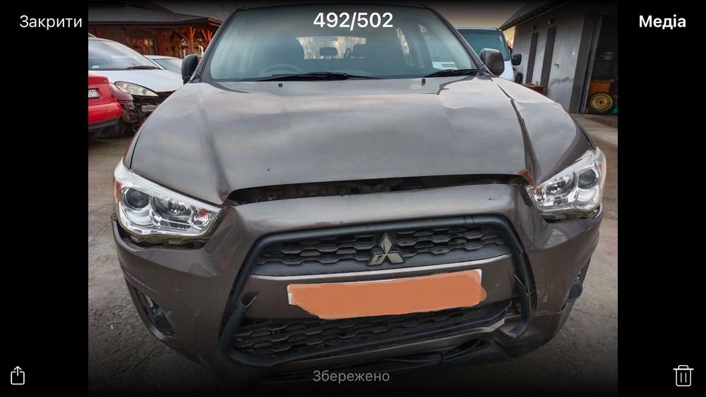 Кузов,запчасти для Mitsubishi ASX міцубісі асх