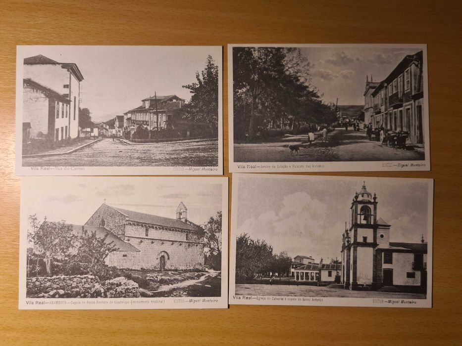 8 postais antigos de Vila Real, Miguel Monteiro (reedição)