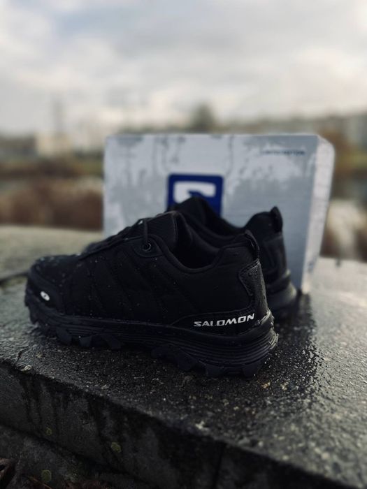 Мужские зимние термо кросовки salomnu чоловічі термо кросівки саломон