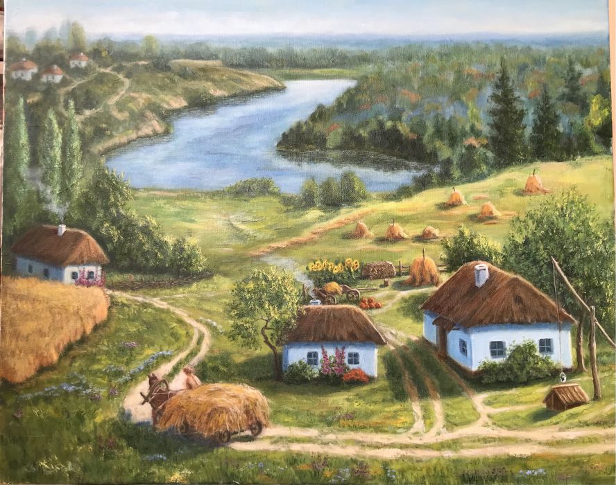 Картина маслом на холсте 40-50