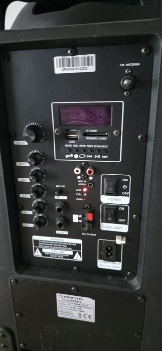 Duży głosnik Przenośny Bluetooth Manta SPK5024