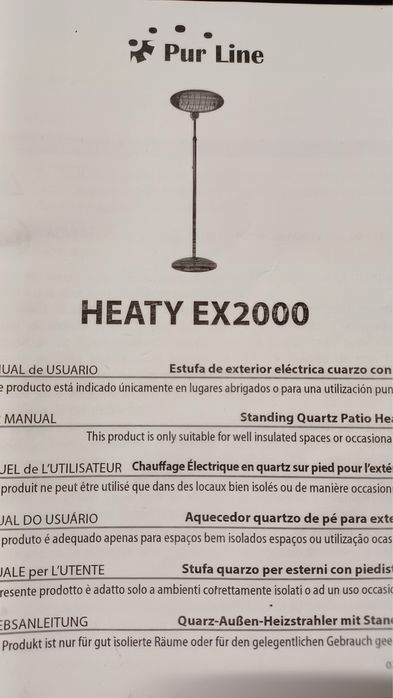 Aquecedor exterior Novo