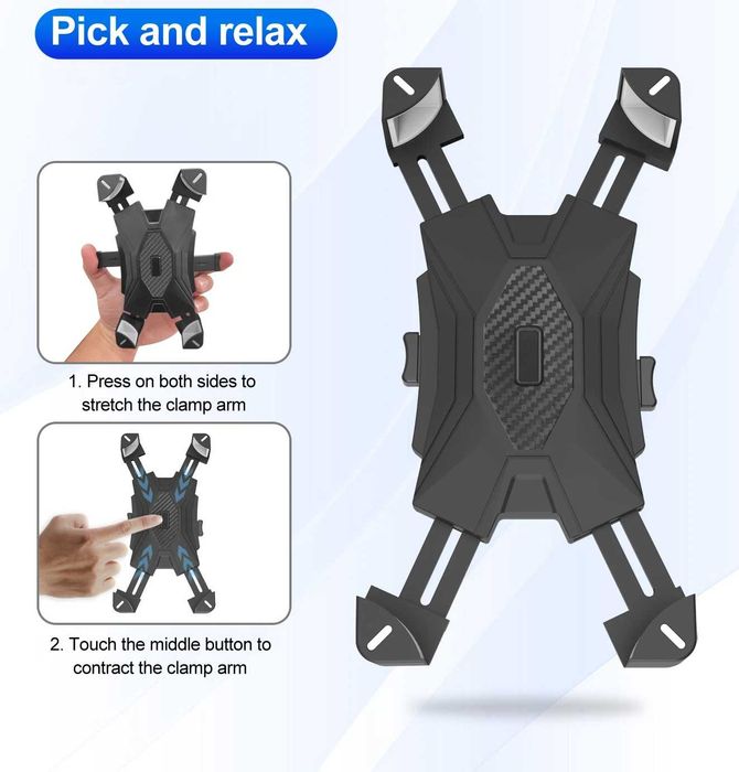 Тримач / Держатель для телефона на руль велосипеда, самоката, коляска