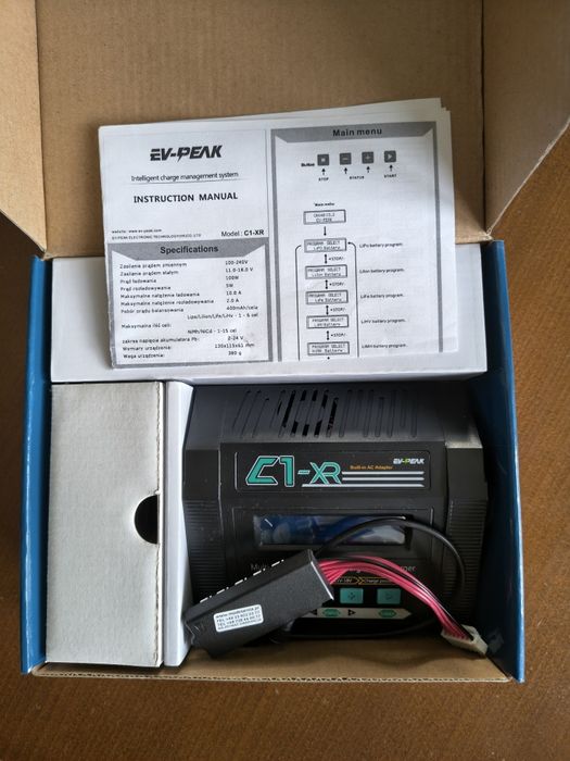 Profesjonalna Ładowarka Modelarska Vista Power C1-XR 100W