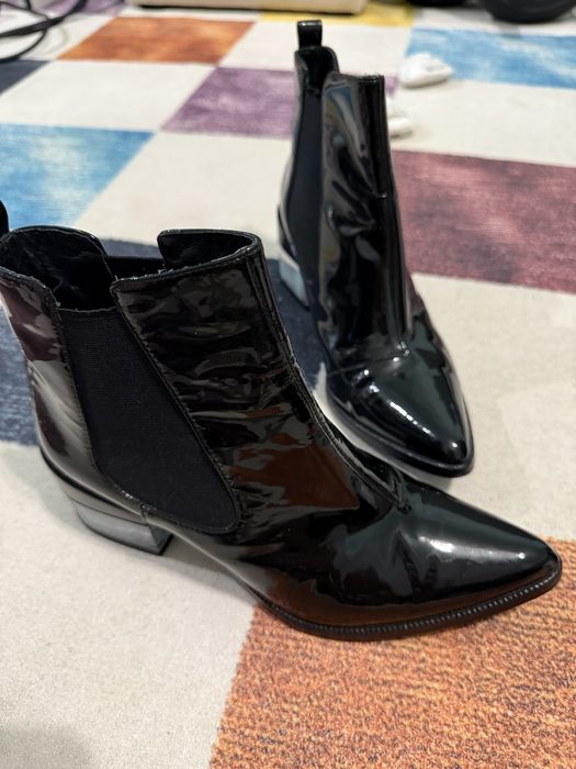 Rachel Zoe Ботинки лаковые лакові батильоны батільйони шкіряні