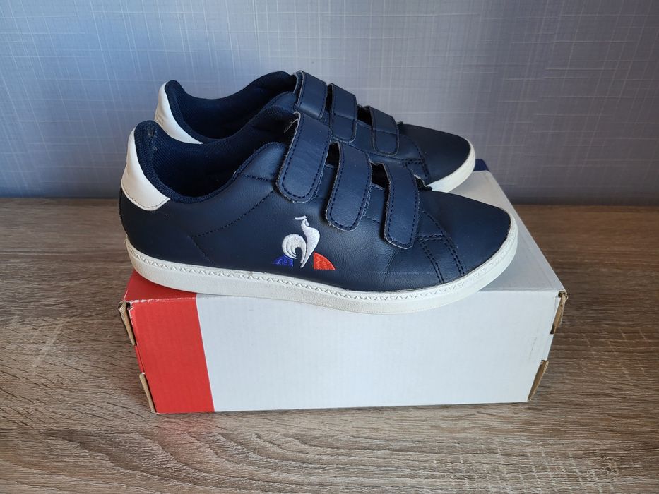 Продам шкіряні кеди (кросівки) для хлопчика Le Coq Sportif розмір 35