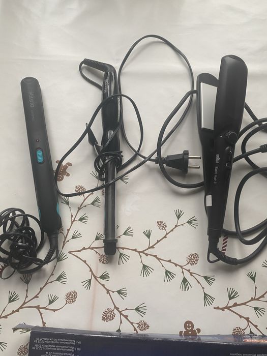 Продам набір випрямувачів і плойки для волосся
