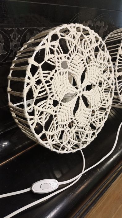 Світильники приліжкові макраме