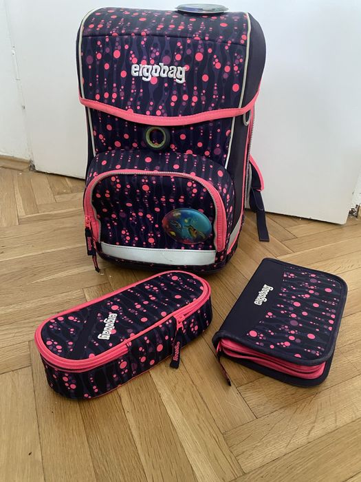 Ergobag zestaw plecak + 2 piorniki i worek