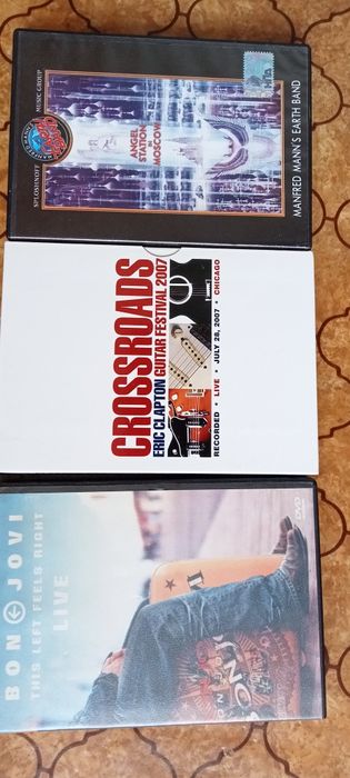 ДВД,DVD музыкальные-Rammstein,UDO,Bon Jovi,Tiamat E.Clapton