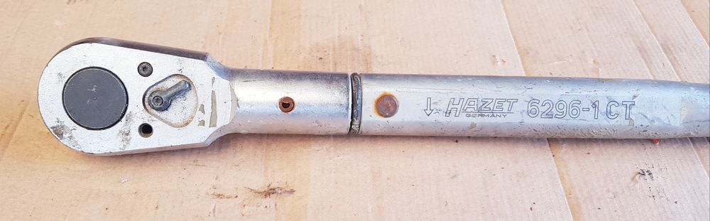 Klucz dynamometryczny Hazet 6296-1CT + Hazet 6144-1CT NOWE