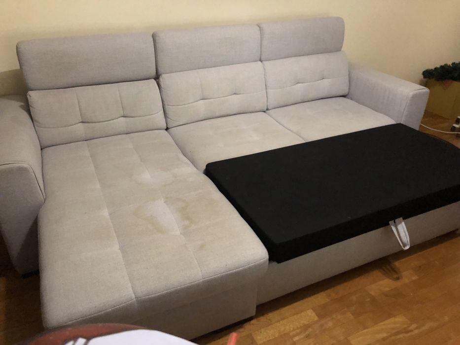 Chaise longue  convertible en cama en tecido