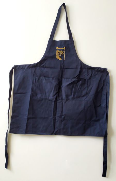 СИНИЙ Фартук повар шеф повара вышивка Миронівський хлібопродукт МХП