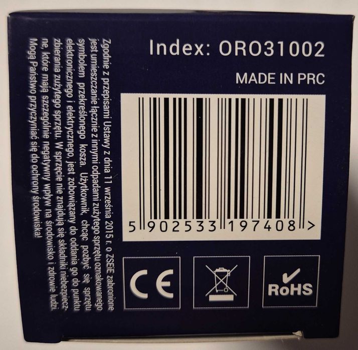 Lâmpada LED Smart WiFi E27 RGB+W (3000..6500k) 9W 806LM (nova)