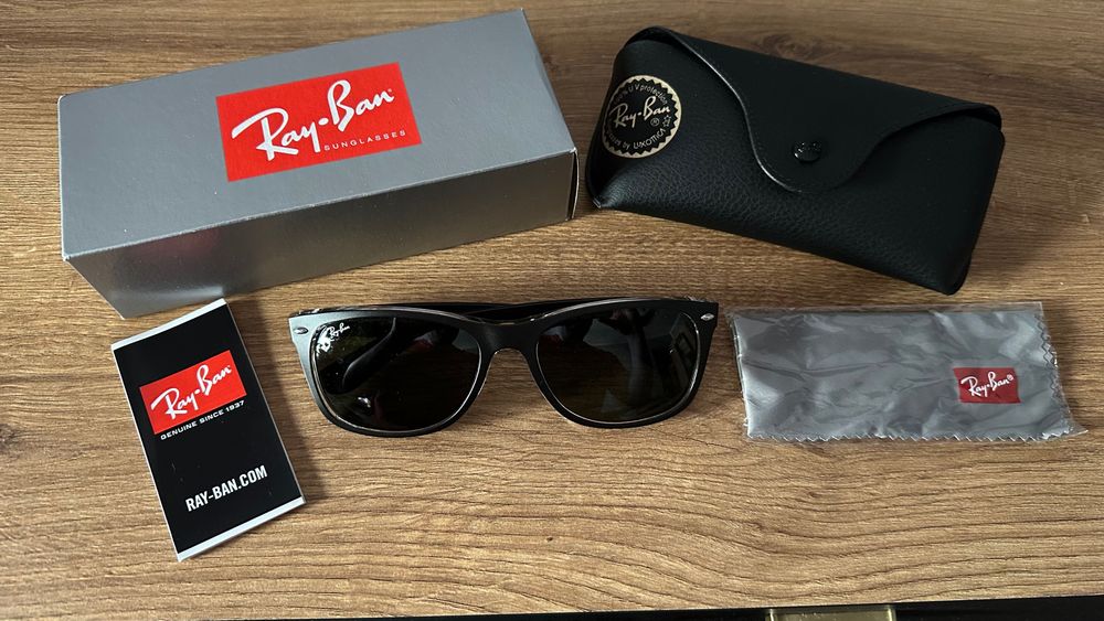 Ray-Ban New Wayfarer Okulary przeciwsłoneczne RB 2132 roz. L - 58 nowe