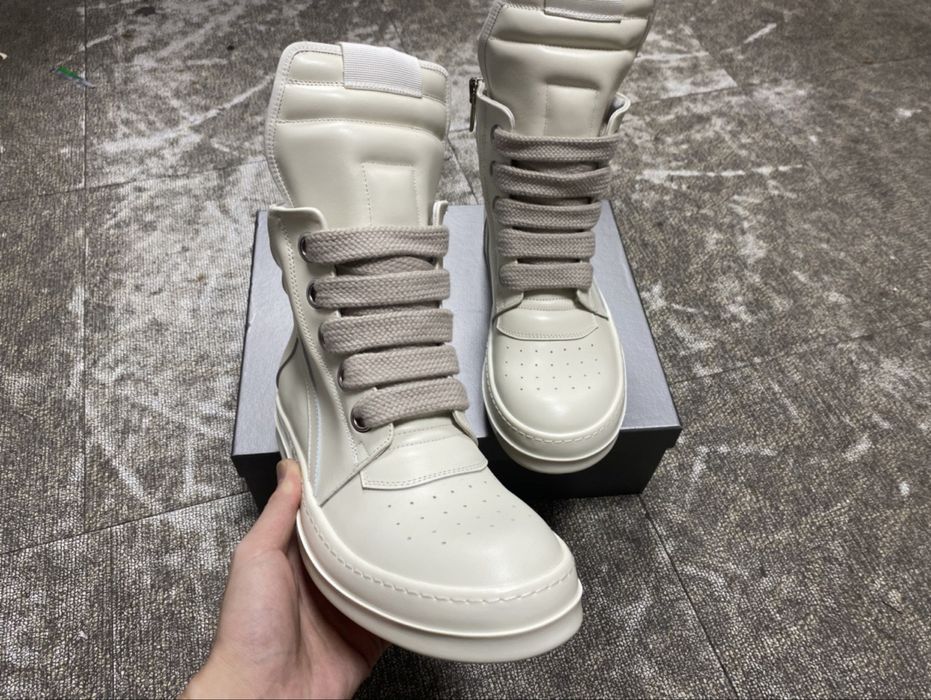 Нові Rick Owens Geobasket Jumbo Leather Sneakers/38-44/Преміум якість!
