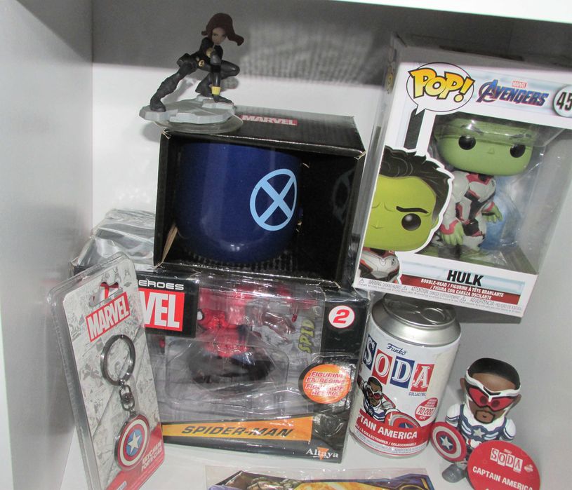 Pack Marvel with Hulk, Spider-Man, Captain America