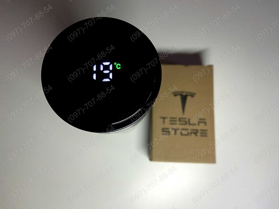 Брендована парасоля (зонт), термос Tesla Model 3/Y/S/X