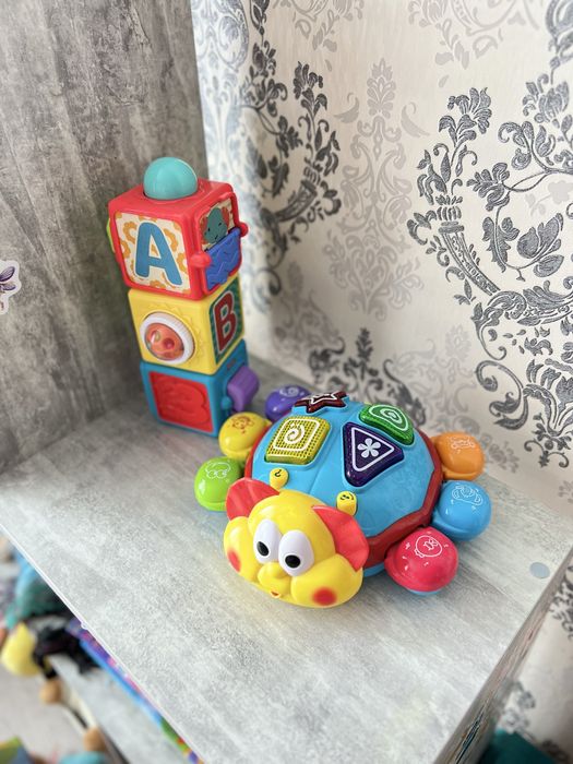 Кубики фішер прайс, в подарунок музична іграшка