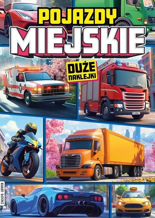Pojazdy miejskie. Kiddo Books. Nowy Produkt