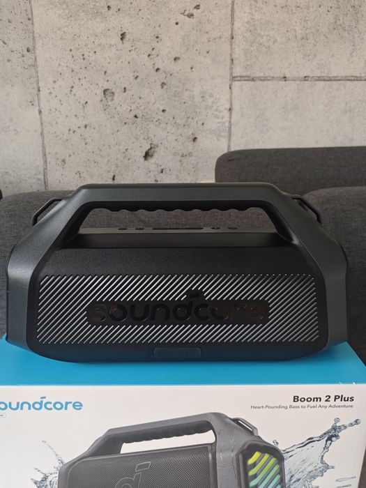 Potężny Głośnik Bluetooth Soundcore Boom 2 Plus (140W, IPX7) – Stan Idealny!