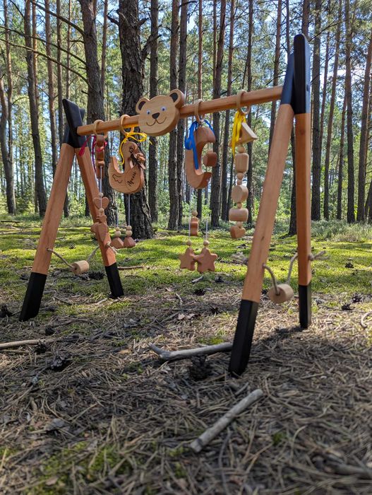 Підлоговий мобіль тренажер для немовлят Babygym Монтесорі