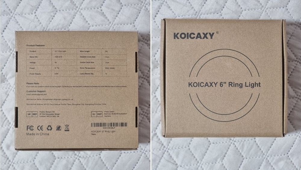 Кільцева лампа KOICAXY 6" Ring Light.