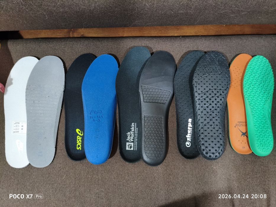 Устілки Nike, , і тд.