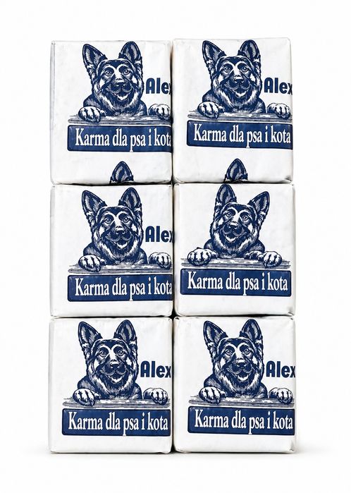 Karma mrożona drobiowa dla psa 10kg