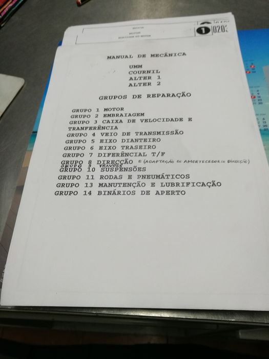 Manual de Mecânica UMM Cournil, Aler 1 e 2 e Turbo r I e Alter II