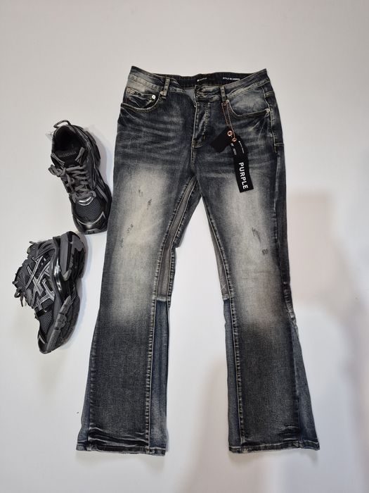 Purple Flared Jeans