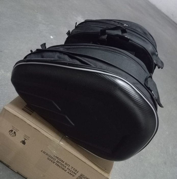 Alforges / Malas Laterais Semi Rígidos Extensíveis (NOVOS )