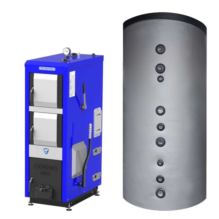 Pakiet - kocioł na drewno Ogniwo BIO 18 kW + bufor HS B0 800