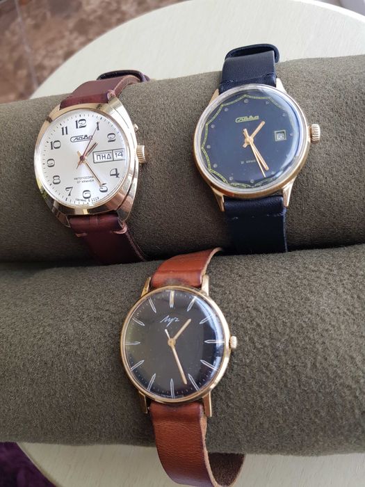 годинники механічні часи ссср з позолотою