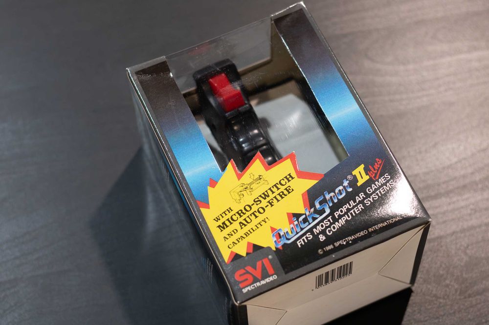 Joystick Quickshot II PLUS SVI 102 BOX Atari 8bit 16bit Nowy NOS