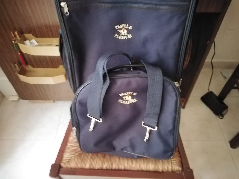 Mala de viagem 'Trolley' com rodas, nova!