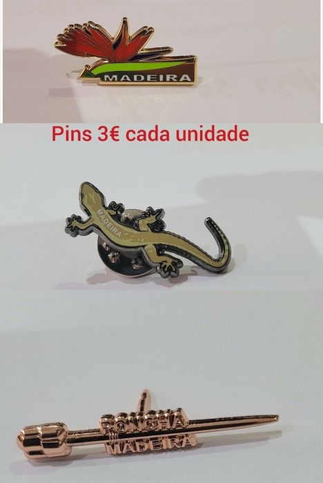 Imans porto santo + pins da ilha da Madeira