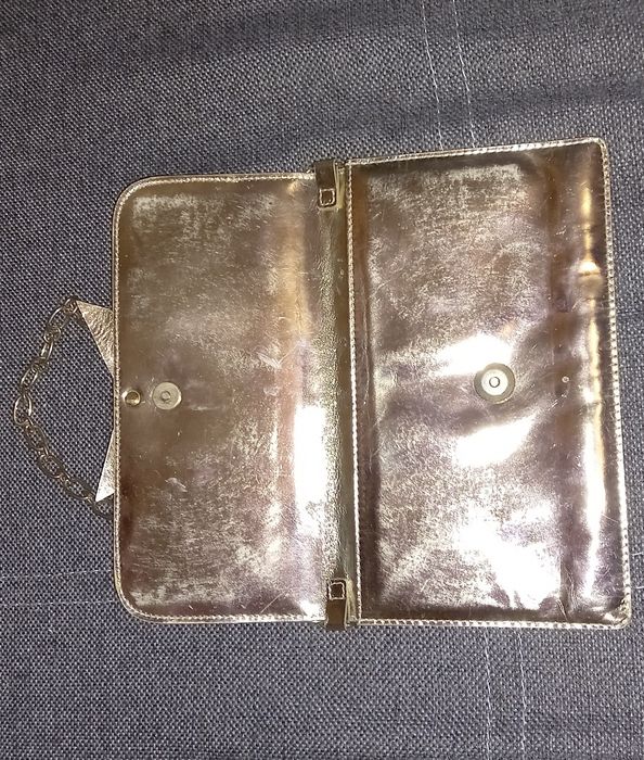 Клатч ,Винтажный,женский золотой