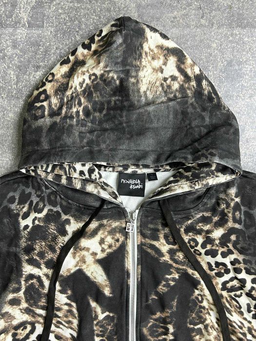 Худі Mowalola zip hoodie зипка кофта худи M L костюм леопард archive S