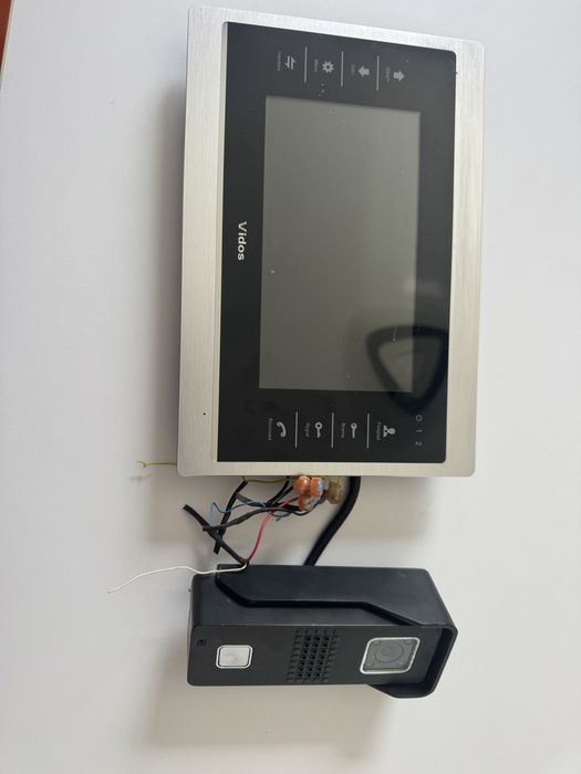 Wideodomofon domofon Vidos Monitor M901-S otwieranie furtki i bramy