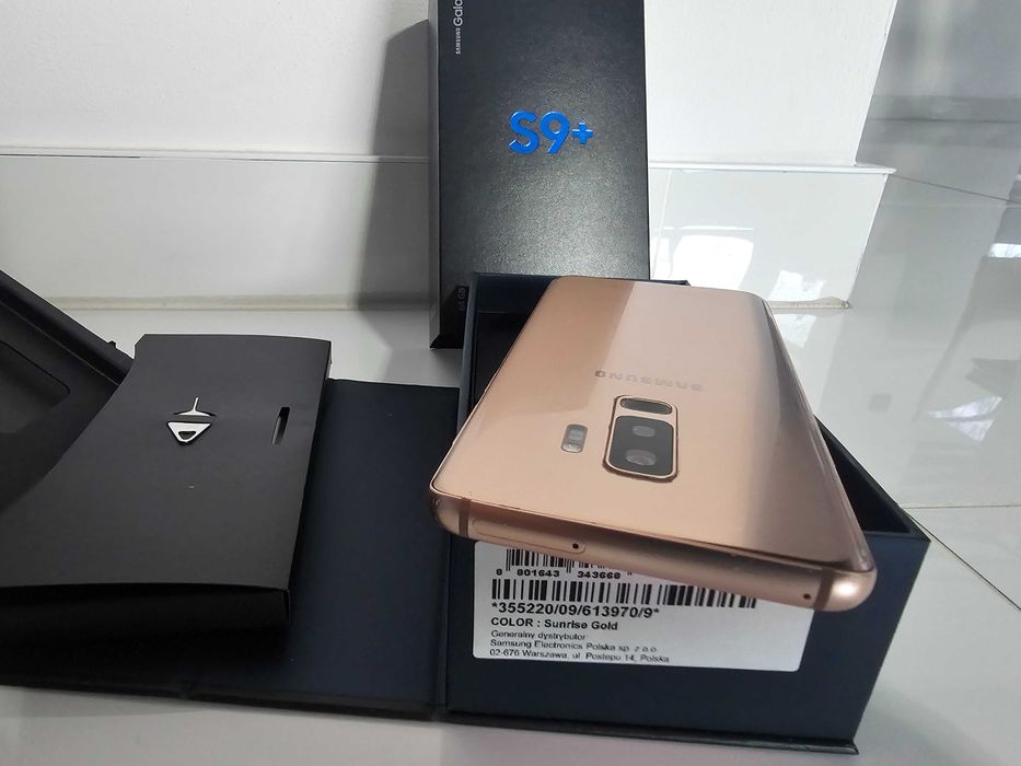 Telefon Smartfon Samsung Galaxy S9+ SM-965F Złoty 64Gb Sunrise Gold
