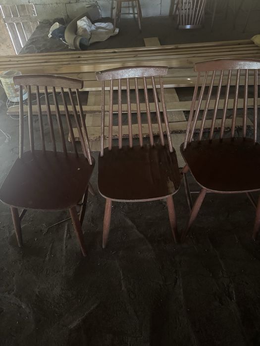 Krzesla Prl Vintage Patyczaki klasyczne retro