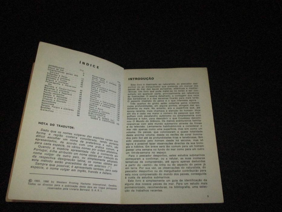 Livro Peixes Guia de Pesca Tony Burnand Bertrand
