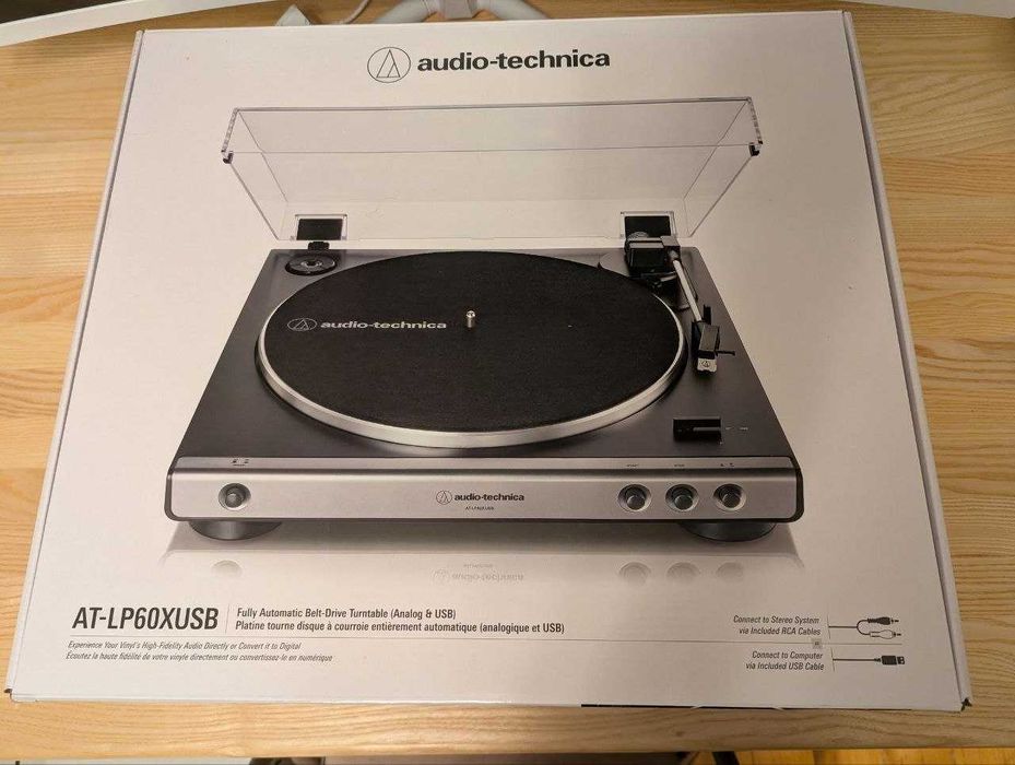 Програвач вінілу Audio-Technica AT-LP60XUSB Gun Metal (USB, новий)
