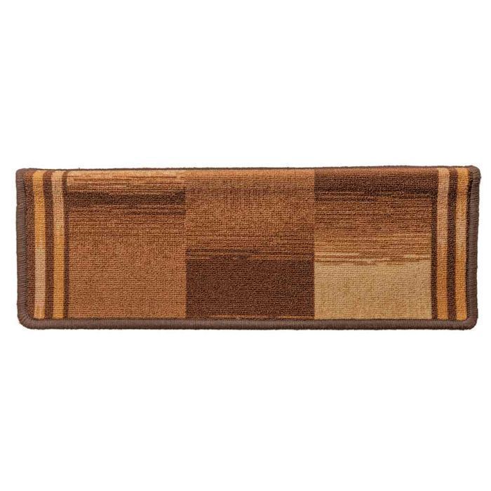 Vidaxl Samoprzylepne Nakładki Na Schody, 5 Szt., 65X21X4 Cm, Brązowe